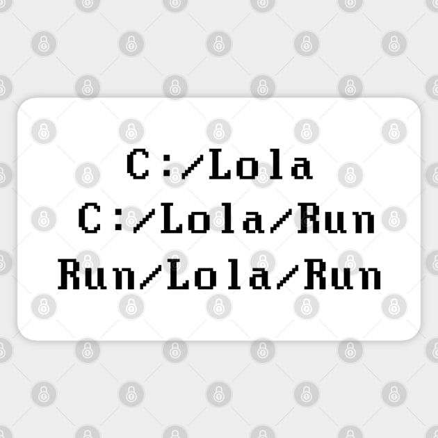 Run Lola Run Sticker by GraphicBazaar